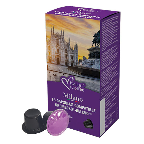 16 capsules | Milano | Cremesso® Delizio® | Italian Coffee