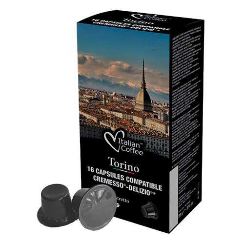 16 capsules | Torino | Cremesso® Delizio® | Italian Coffee
