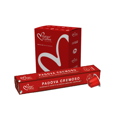 100 aluminum capsules Padova Cremoso | Italian Coffee | Nespresso® compatible | Master Box