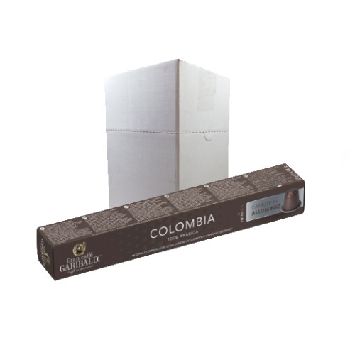 Master Box - COLOMBIA GARIBALDI 200 aluminum capsules