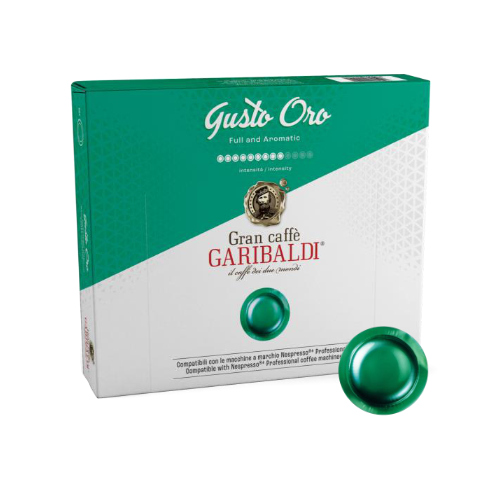 Gran Caffe Garibaldi Gusto Oro Nespresso Professional Compatible 50 Capsules
