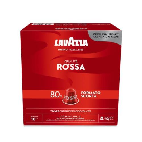 80 GAZONS EN ALU Qualità ROSSA LAVAZZA NESPRESSO®.