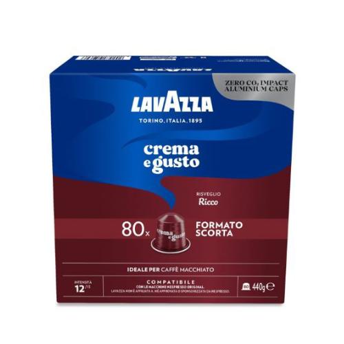 80 ALU-KAPSELN CREMA E GUSTO RICCO LAVAZZA NESPRESSO®